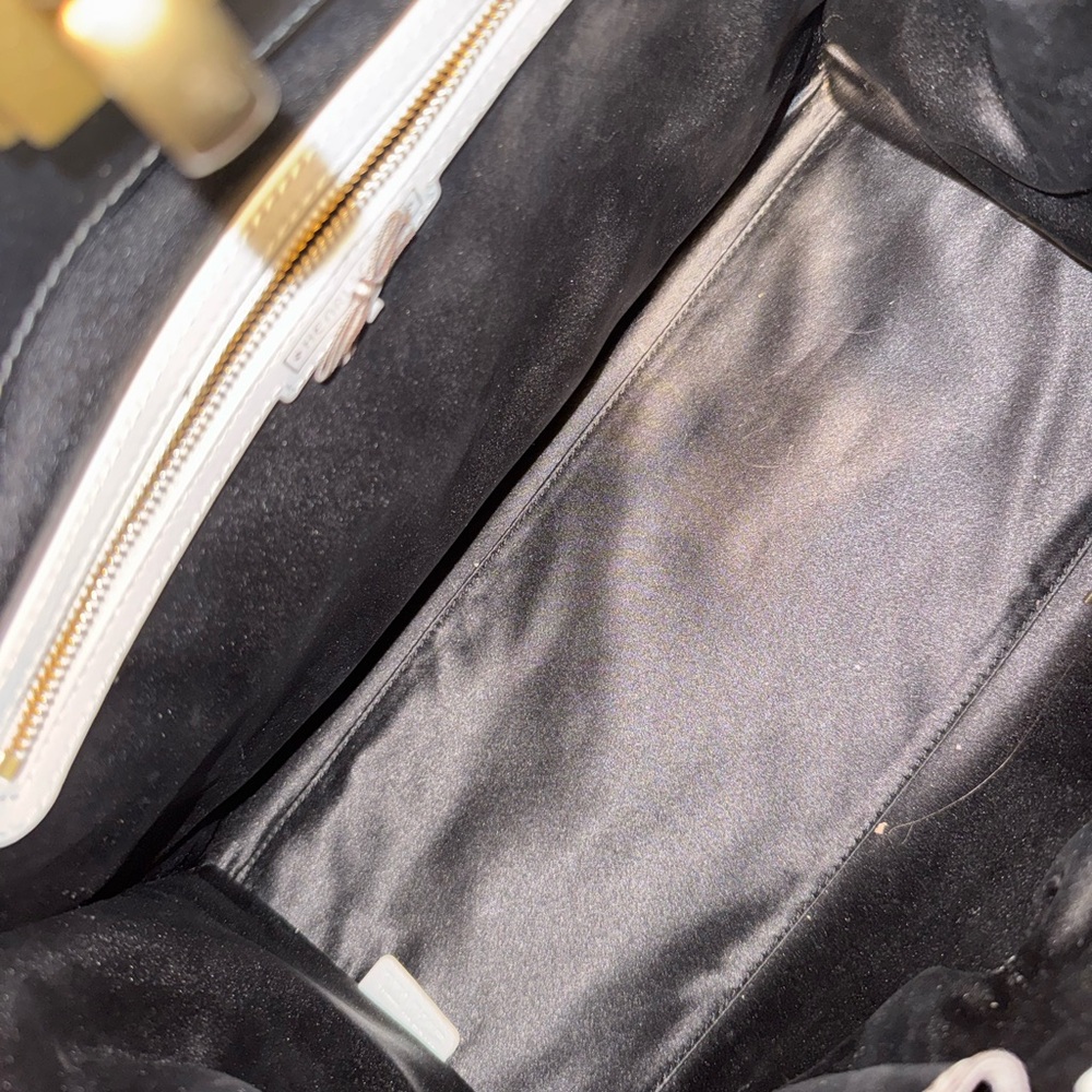 Henri Bendel Suede Black Handbag - Picture 6 of 6